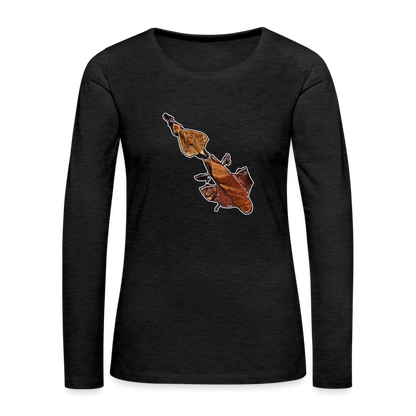 Frauen Langarmshirt Phyllocrania paradoxa female - Anthrazit