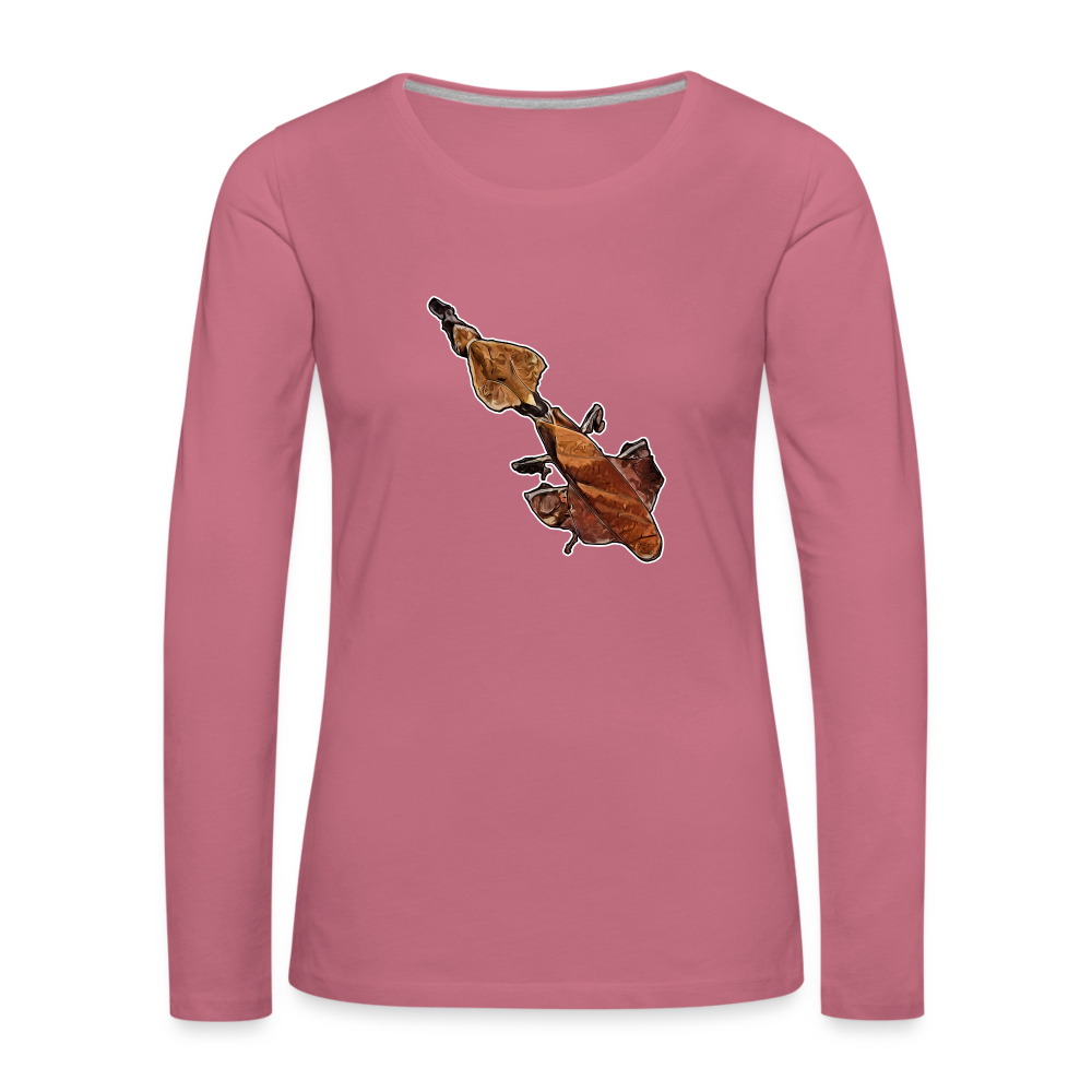 Frauen Langarmshirt Phyllocrania paradoxa female - Malve