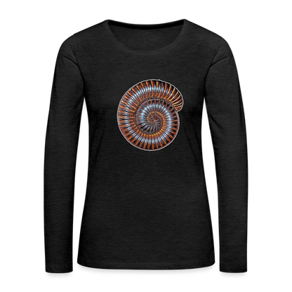 Frauen Longsleeve Archispirostreptus gigas - Anthrazit