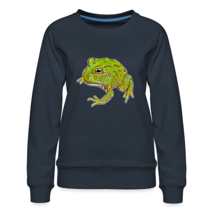Frauen Pullover Ceratophrys cranwelli Peppermint Blue - Navy