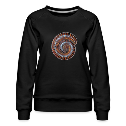 Frauen Pullover Archispirostreptus gigas - Schwarz