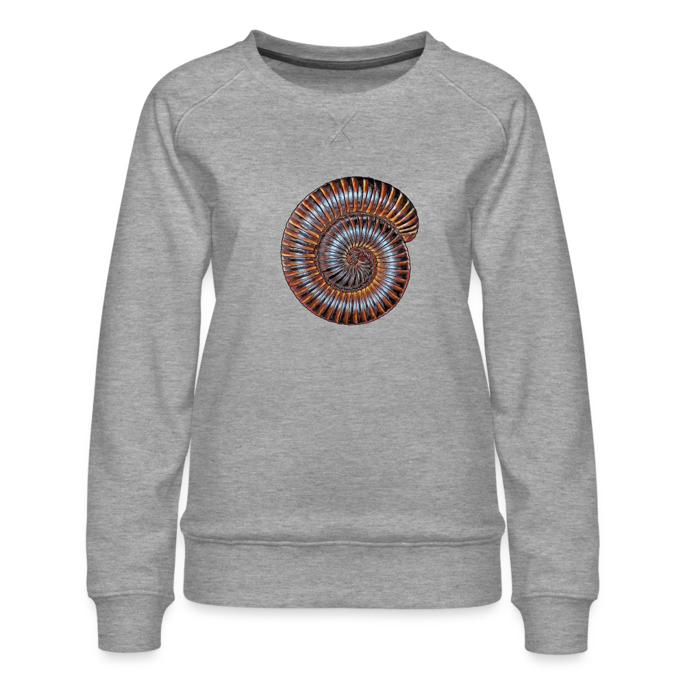 Frauen Pullover Archispirostreptus gigas - Grau meliert