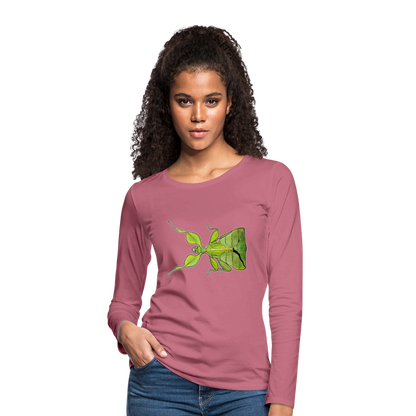 Frauen Longsleeve Phyllium philippinicum female - Malve