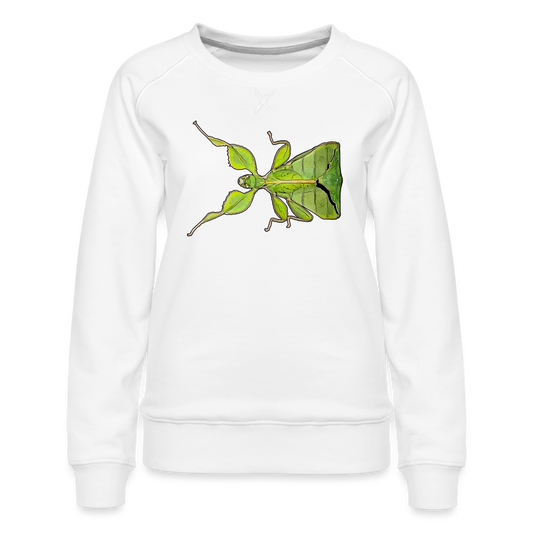 Frauen Pullover Phyllium philippinicum female - weiß