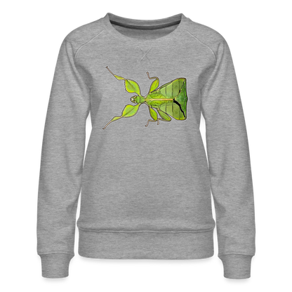 Frauen Pullover Phyllium philippinicum female - Grau meliert