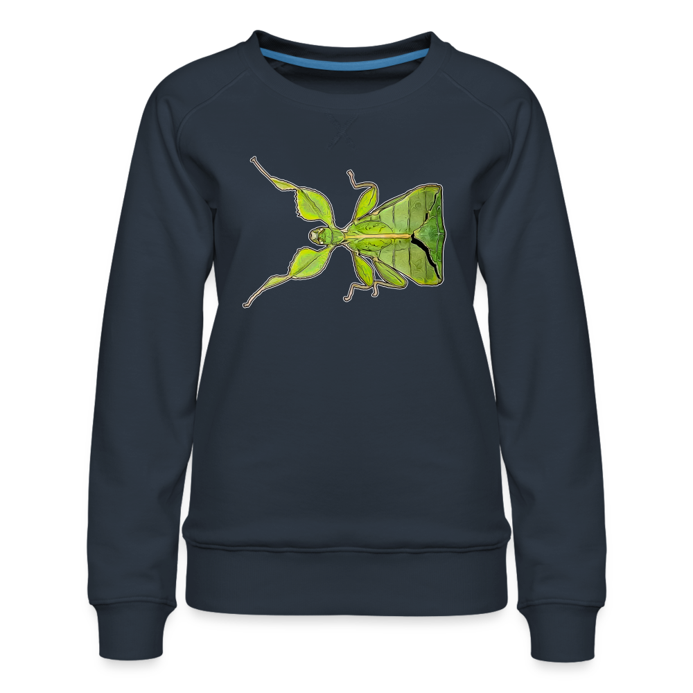 Frauen Pullover Phyllium philippinicum female - Navy