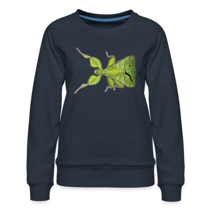 Frauen Pullover Phyllium philippinicum female - Navy
