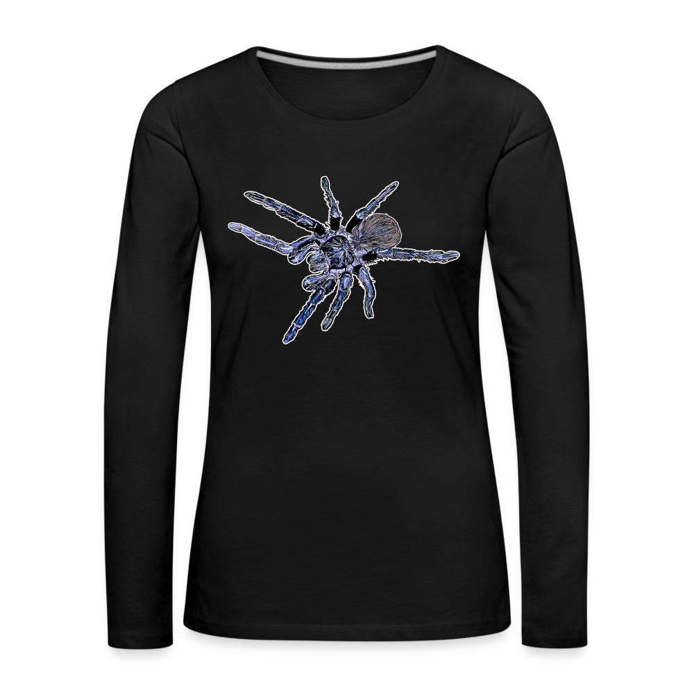 Frauen Longsleeve Pterinopelma sazimai - Schwarz