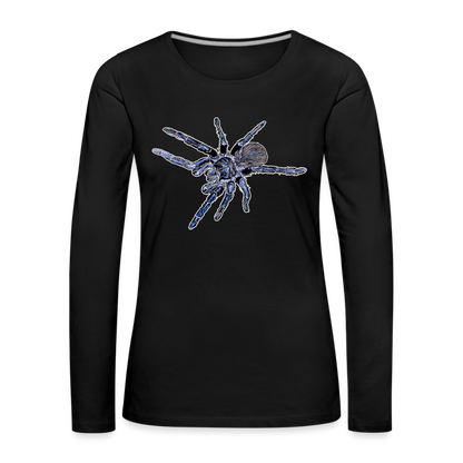 Frauen Longsleeve Pterinopelma sazimai - Schwarz