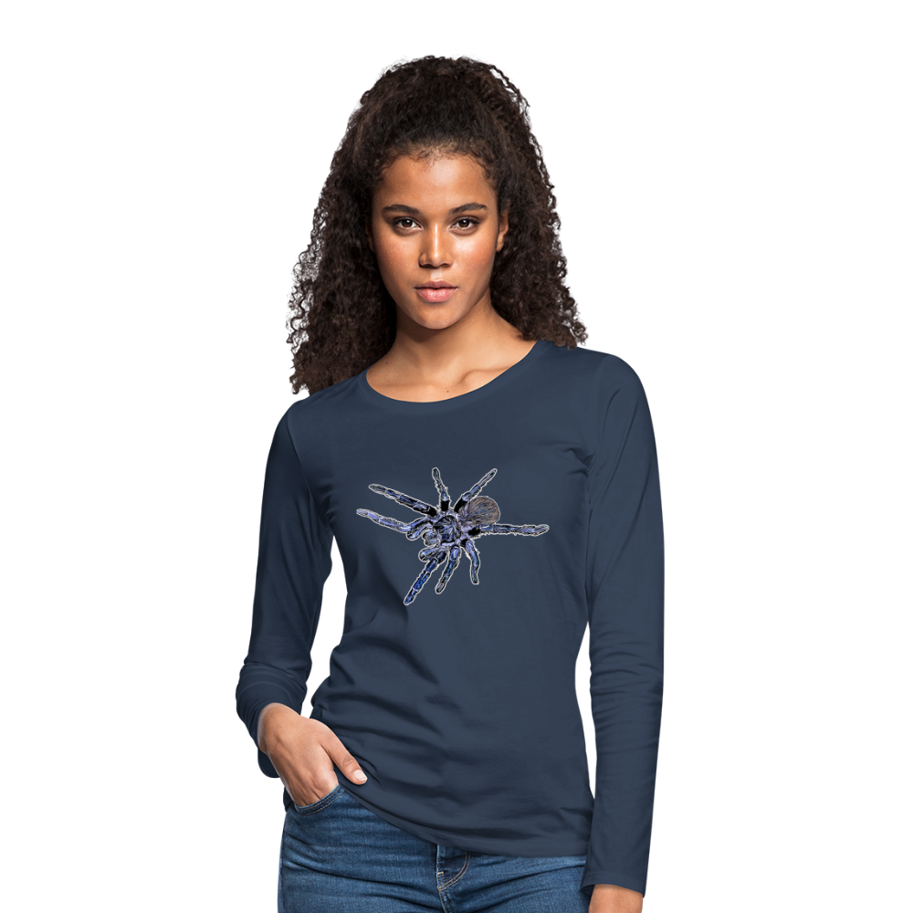 Frauen Longsleeve Pterinopelma sazimai - Navy