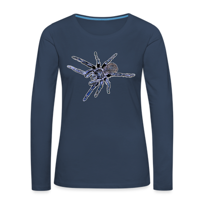 Frauen Longsleeve Pterinopelma sazimai - Navy