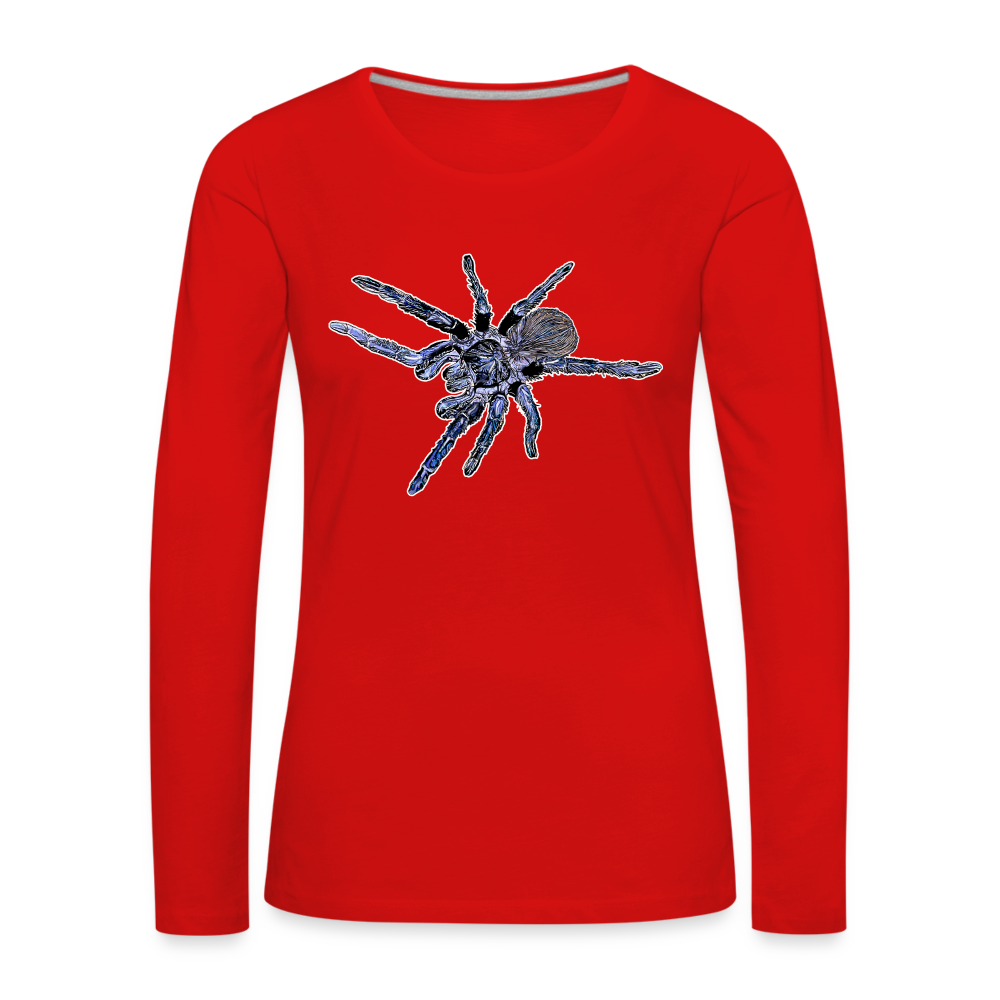 Frauen Longsleeve Pterinopelma sazimai - Rot