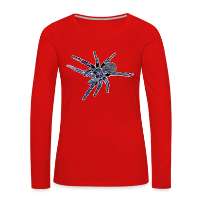 Frauen Longsleeve Pterinopelma sazimai - Rot