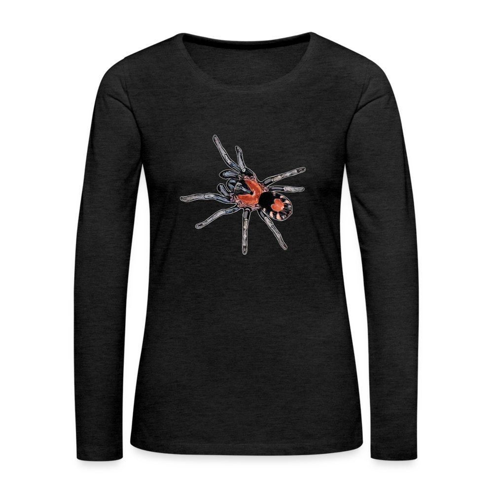 Frauen Longsleeve Cyriocosmus elegans - Anthrazit