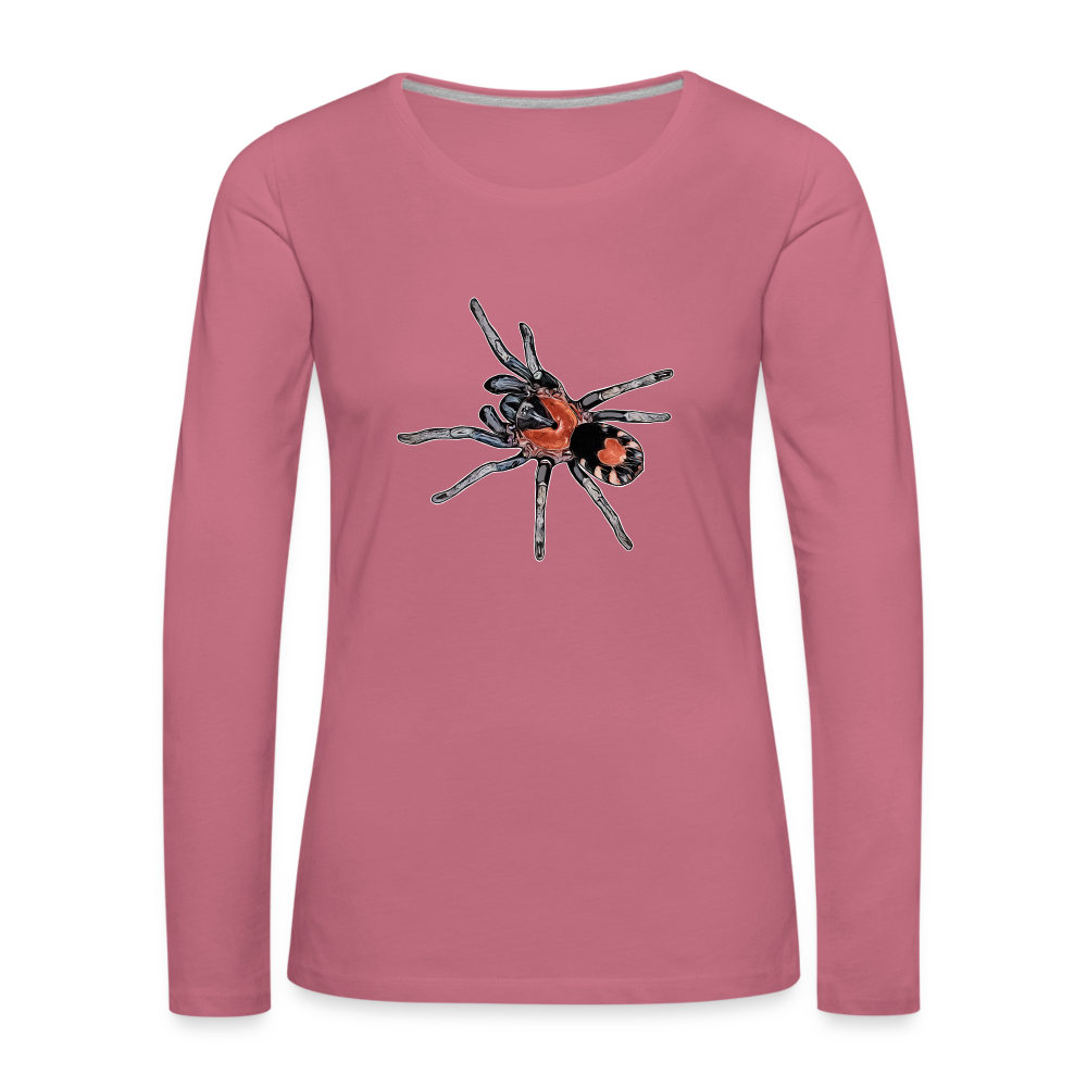 Frauen Longsleeve Cyriocosmus elegans - Malve