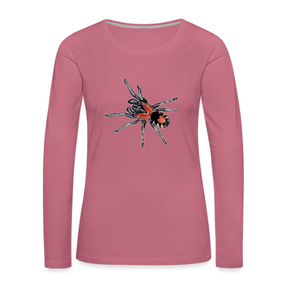 Frauen Longsleeve Cyriocosmus elegans - Malve