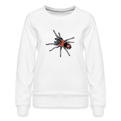 Frauen Pullover Cyriocosmus elegans - weiß