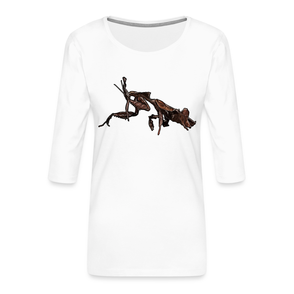 Frauen 3/4-Arm Shirt Phyllocrania paradoxa female 2 - weiß