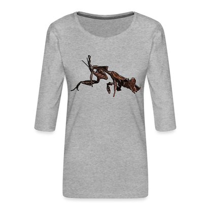 Frauen 3/4-Arm Shirt Phyllocrania paradoxa female 2 - Grau meliert