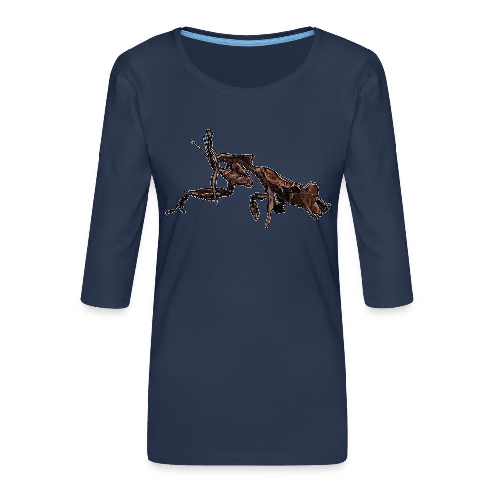 Frauen 3/4-Arm Shirt Phyllocrania paradoxa female 2 - Navy