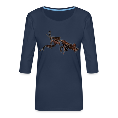Frauen 3/4-Arm Shirt Phyllocrania paradoxa female 2 - Navy