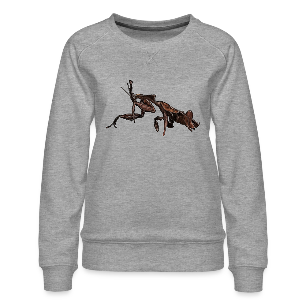 Frauen Pullover Phyllocrania paradoxa female 2 - Grau meliert