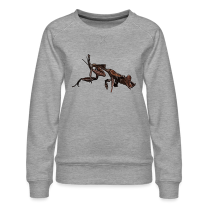 Frauen Pullover Phyllocrania paradoxa female 2 - Grau meliert