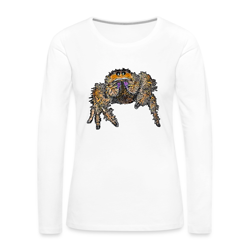Frauen Longsleeve Phidippus regius Everglades female - weiß