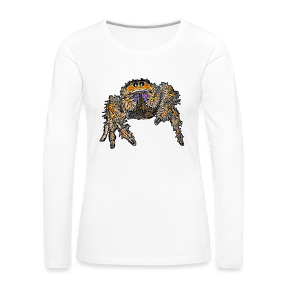 Frauen Longsleeve Phidippus regius Everglades female - weiß