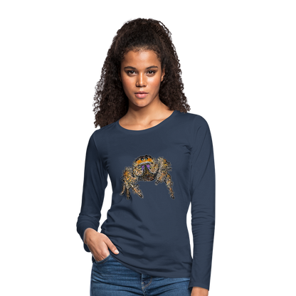 Frauen Longsleeve Phidippus regius Everglades female - Navy
