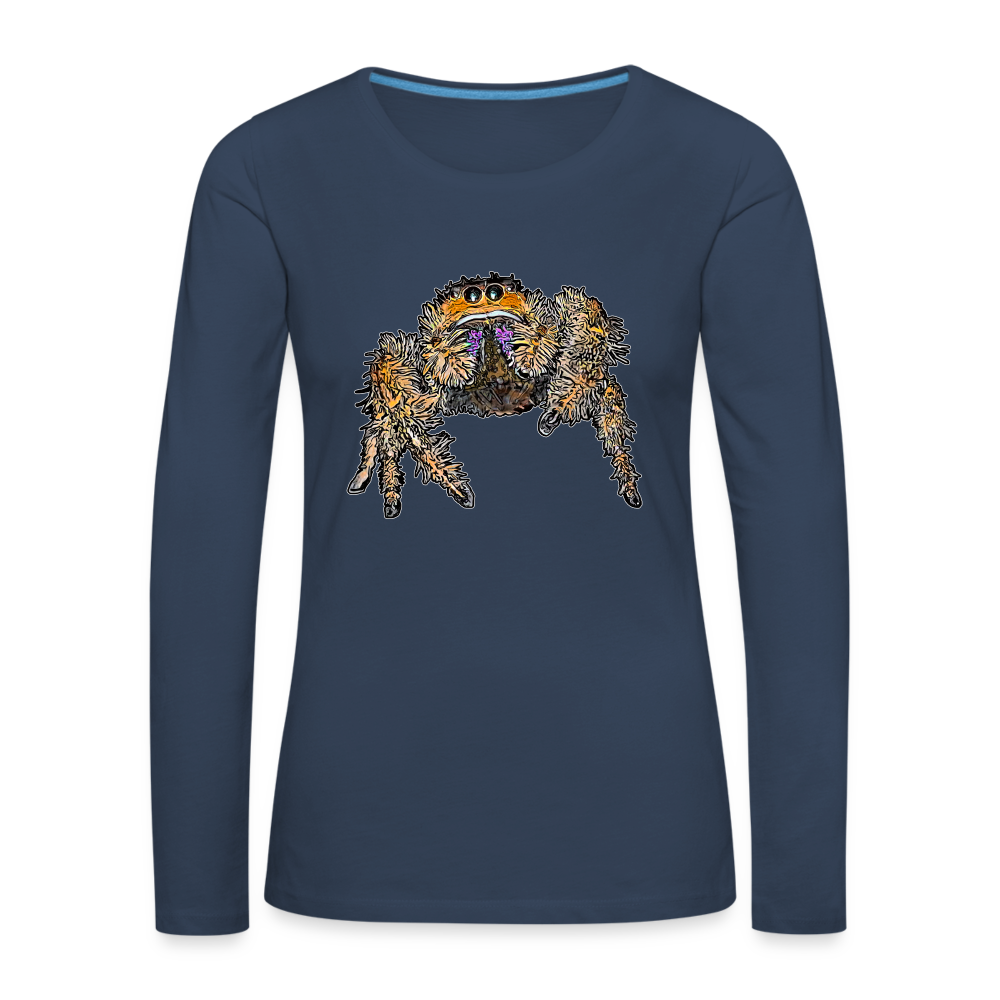 Frauen Longsleeve Phidippus regius Everglades female - Navy