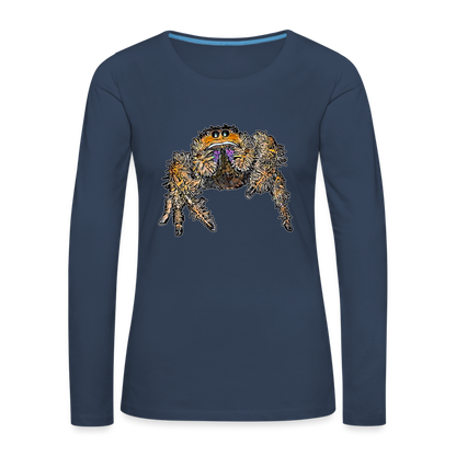 Frauen Longsleeve Phidippus regius Everglades female - Navy