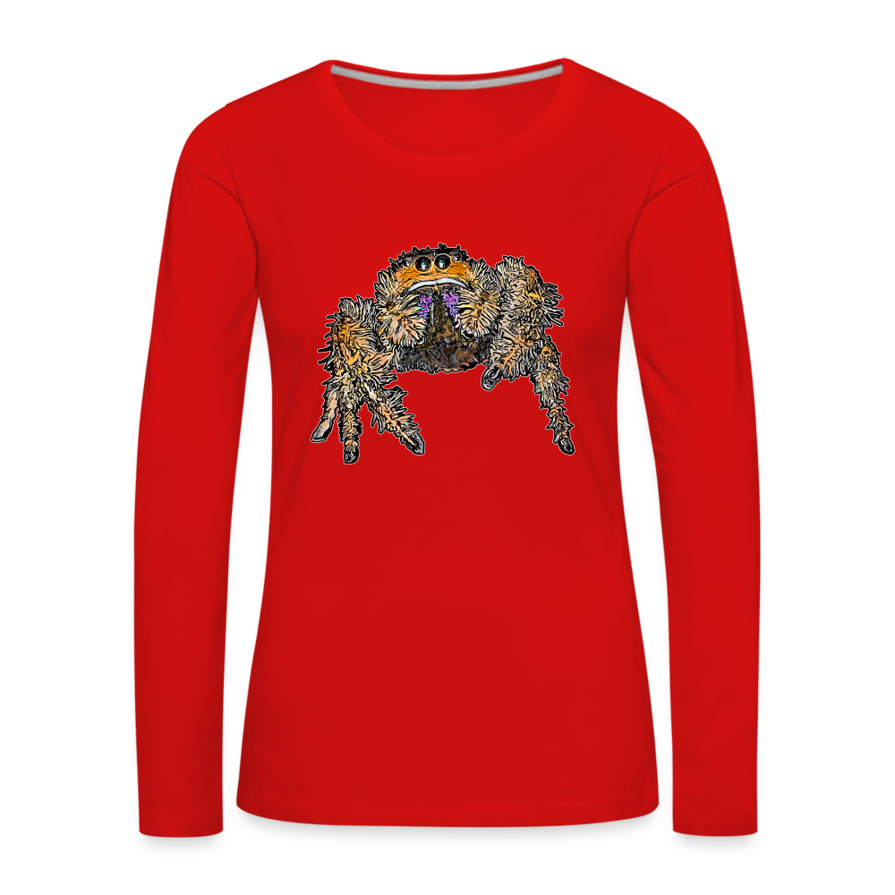 Frauen Longsleeve Phidippus regius Everglades female - Rot