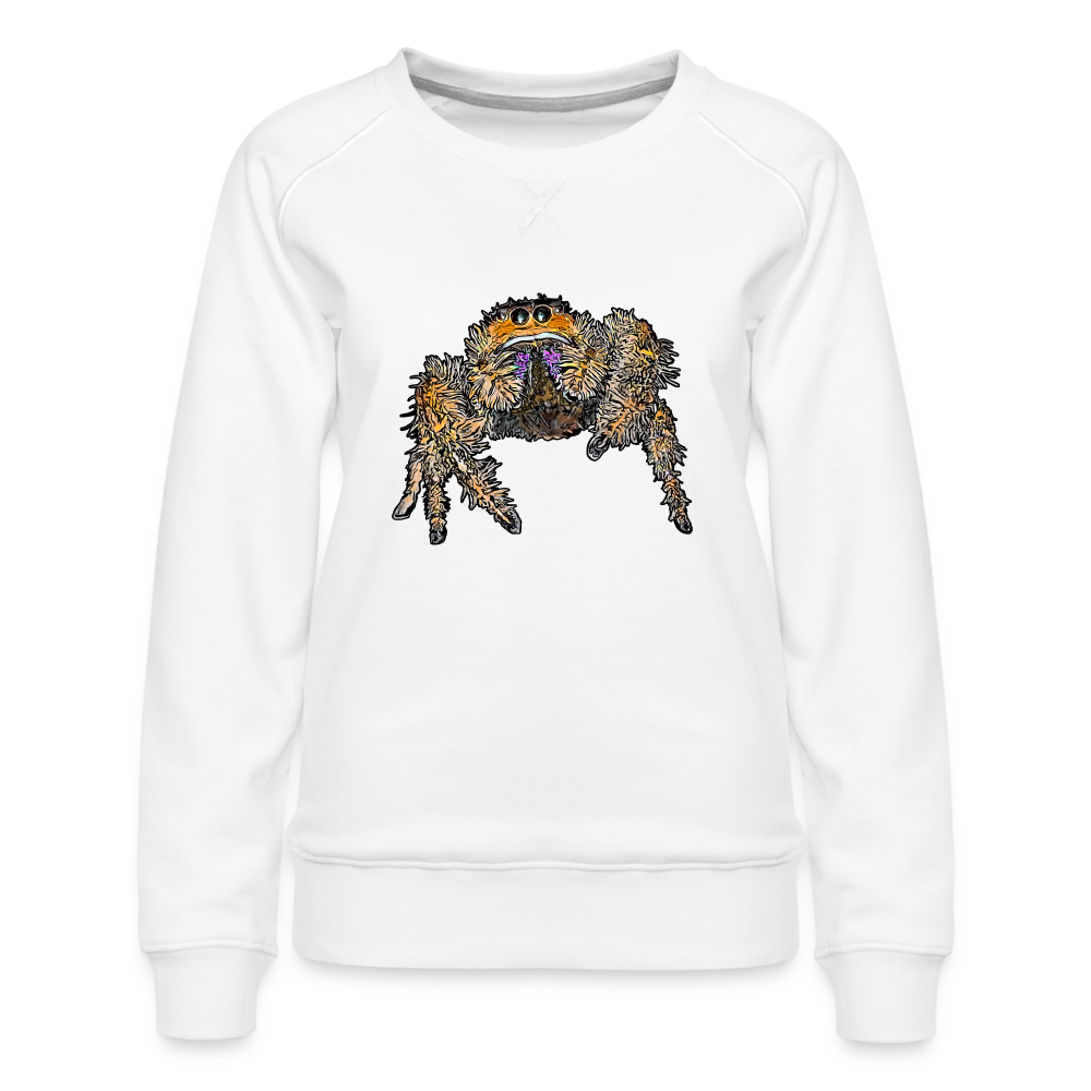 Frauen Pullover Phidippus regius Everglades female - weiß