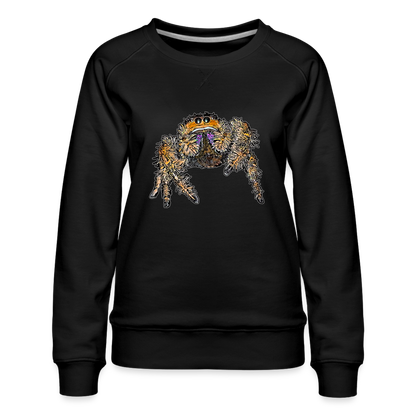Frauen Pullover Phidippus regius Everglades female - Schwarz