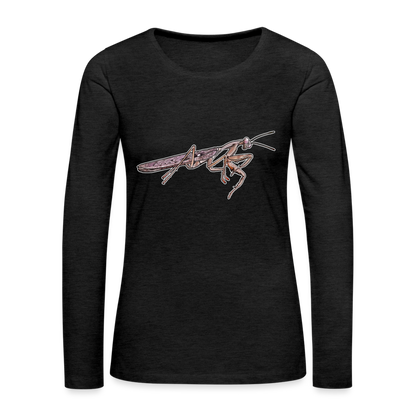 Frauen Longsleeve Rhombodera kirbyi male - Anthrazit