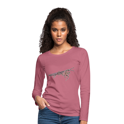 Frauen Longsleeve Rhombodera kirbyi male - Malve