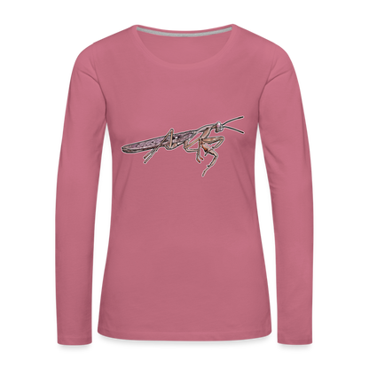 Frauen Longsleeve Rhombodera kirbyi male - Malve