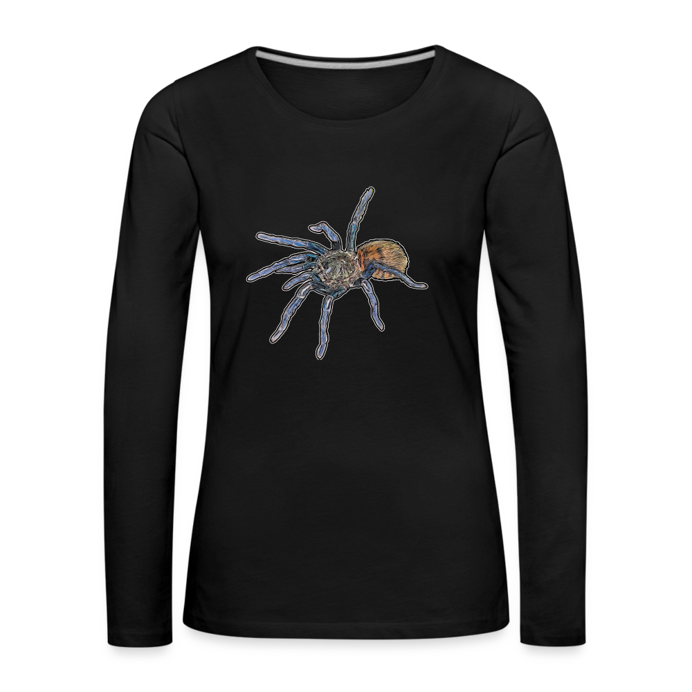 Frauen Longsleeve Chromatopelma cyaneopubescens - Schwarz