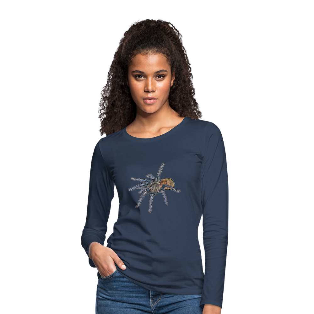 Frauen Longsleeve Chromatopelma cyaneopubescens - Navy