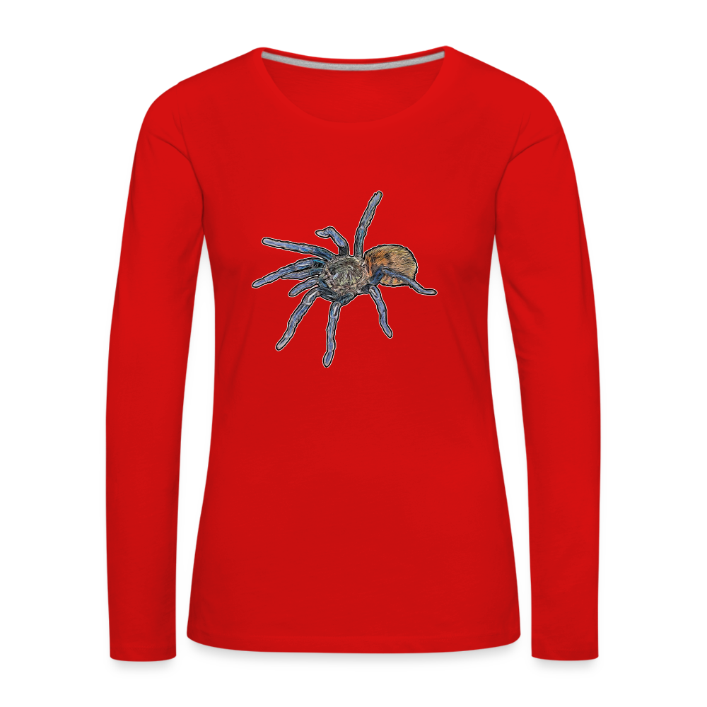 Frauen Longsleeve Chromatopelma cyaneopubescens - Rot