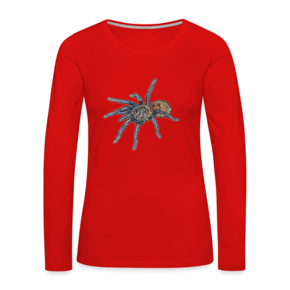 Frauen Longsleeve Chromatopelma cyaneopubescens - Rot