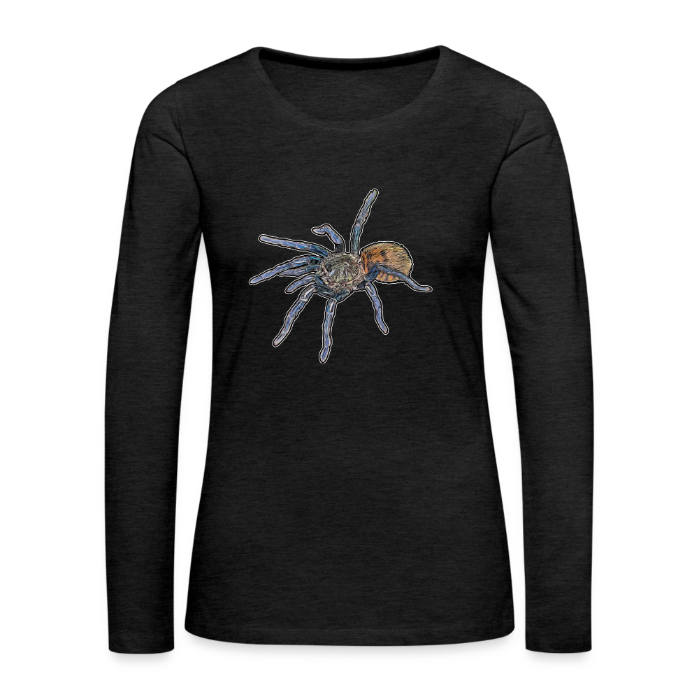 Frauen Longsleeve Chromatopelma cyaneopubescens - Anthrazit