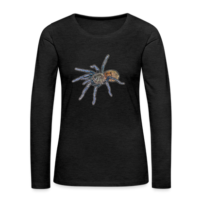 Frauen Longsleeve Chromatopelma cyaneopubescens - Anthrazit