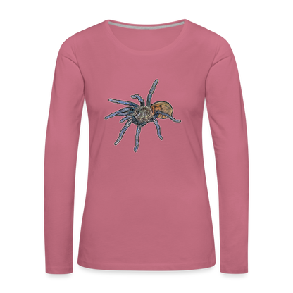 Frauen Longsleeve Chromatopelma cyaneopubescens - Malve