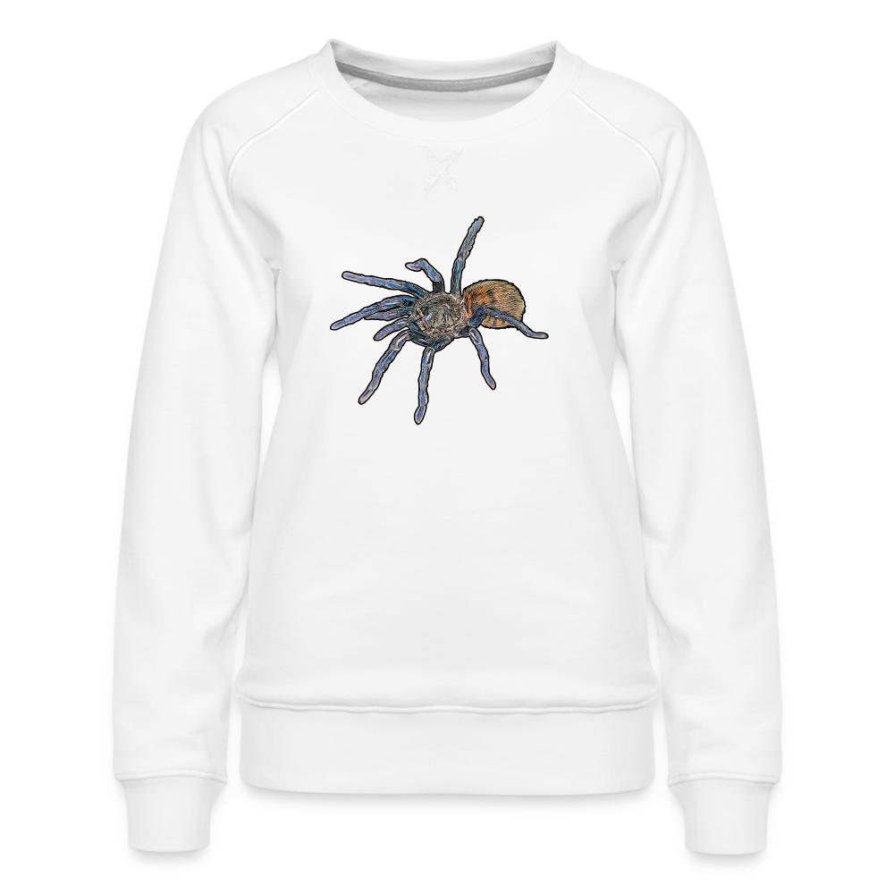 Frauen Pullover Chromatopelma cyaneopubescens - weiß