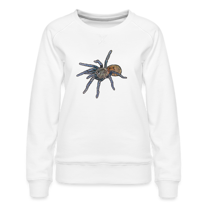 Frauen Pullover Chromatopelma cyaneopubescens - weiß