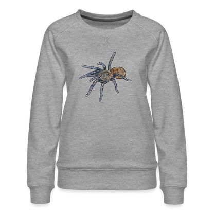 Frauen Pullover Chromatopelma cyaneopubescens - Grau meliert