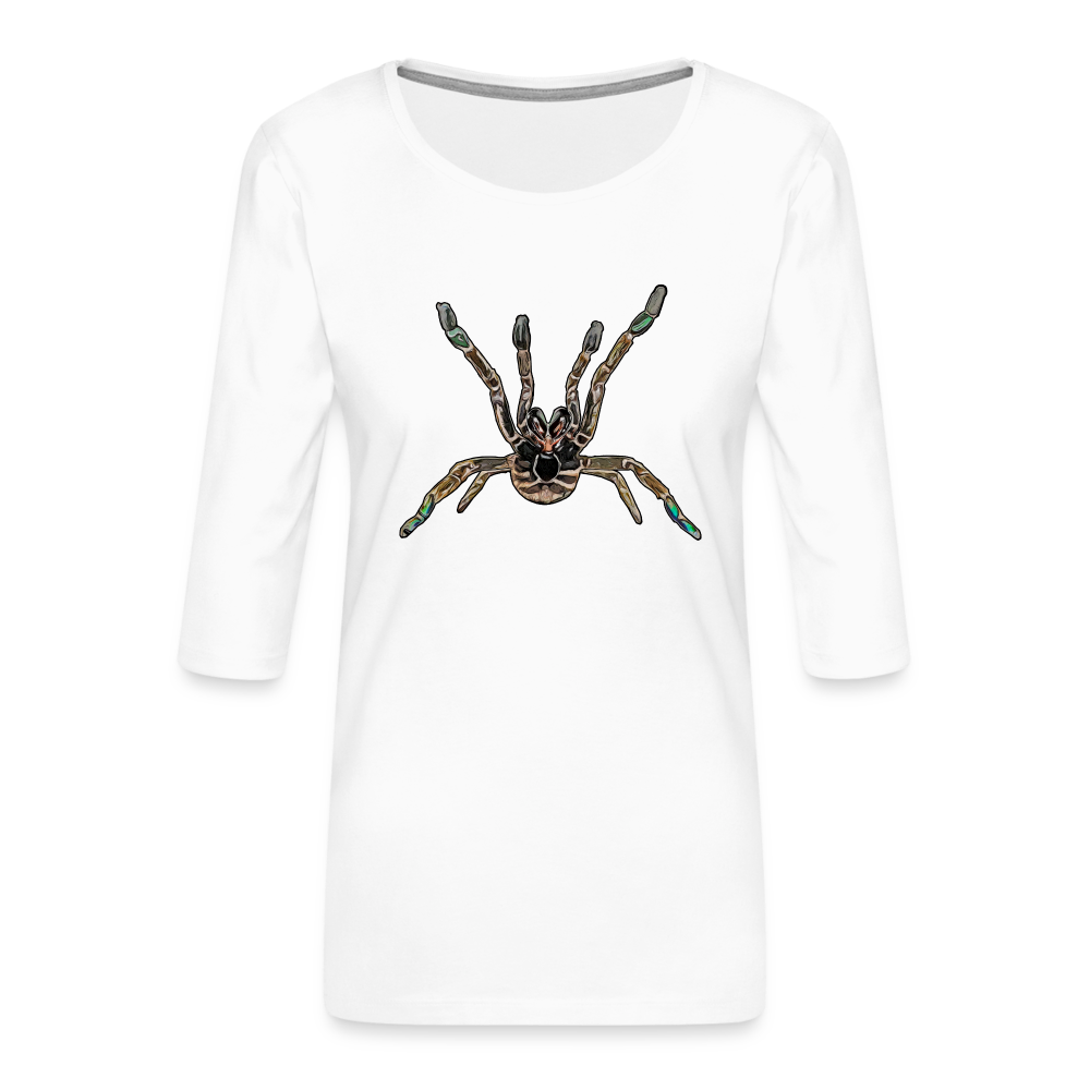Frauen 3/4-Arm Shirt Pterinochilus murinus tcf - weiß