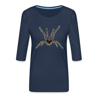 Frauen 3/4-Arm Shirt Pterinochilus murinus tcf - Navy